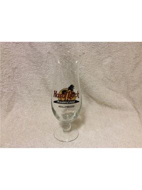 Hard Rock Cafe Hollywood Hurricane Glass with Multicolor Logo
